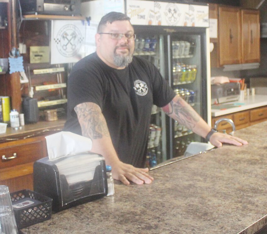 Jason Brinkman opened Stroker’s Saloon on April 22 and is looking forward to serving the Wilber community.