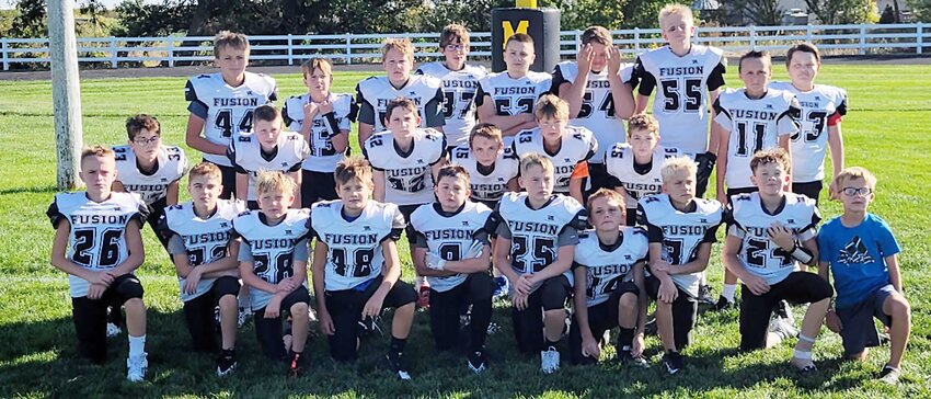 The Fusion, made up of fourth, fifth and sixth graders from Meridian, Exter-Milligan and Friend, will take on Twin River
for the Farmers Valley Youth Football League championship on Sunday, Oct. 13, at Shelby Rising City High School.