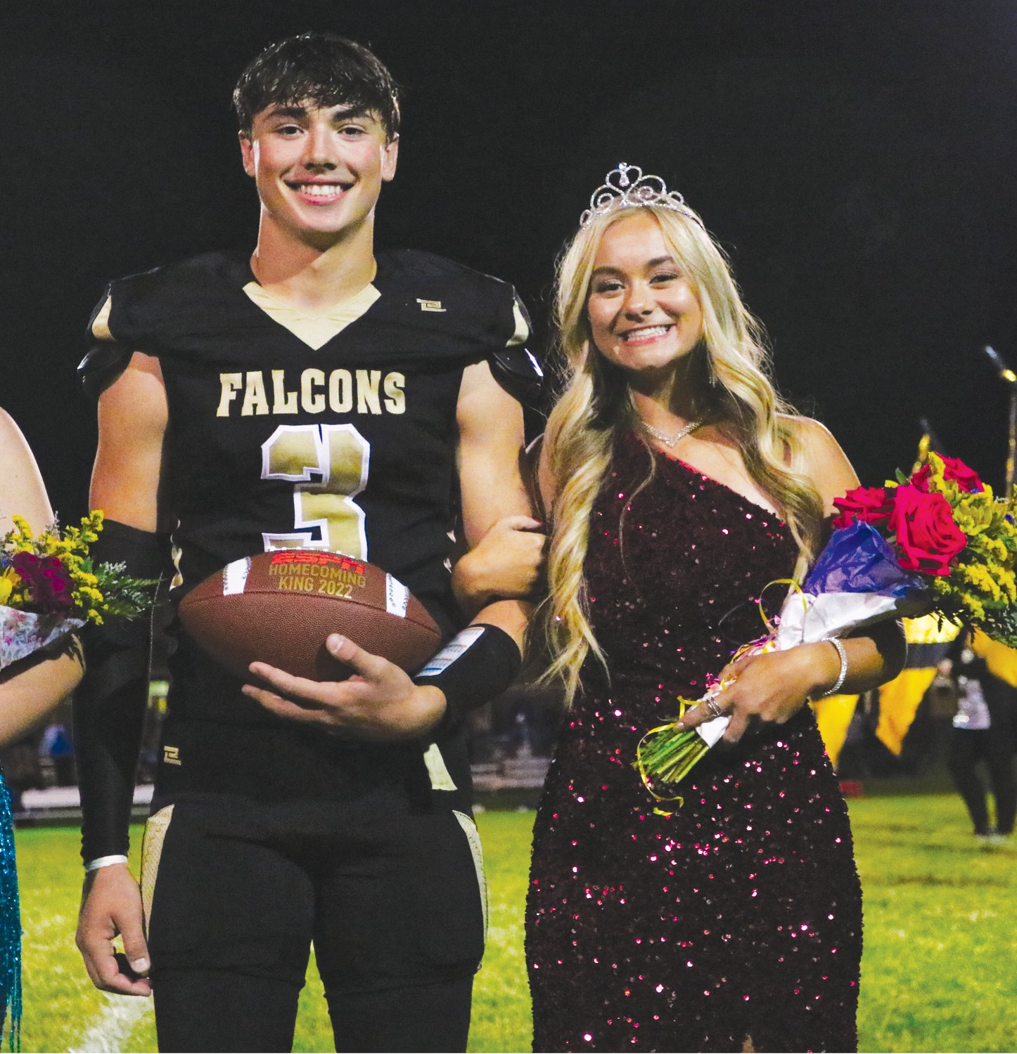 2022 Fayette Homecoming King Ben Wells and Queen Madi Lawson