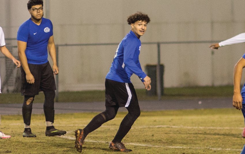 Tiger goalie Mario Tamayo had eight saves throughout the playoffs. Back in the regular season he had a chance to play on offense late in Clewiston’s game against Glades Day.