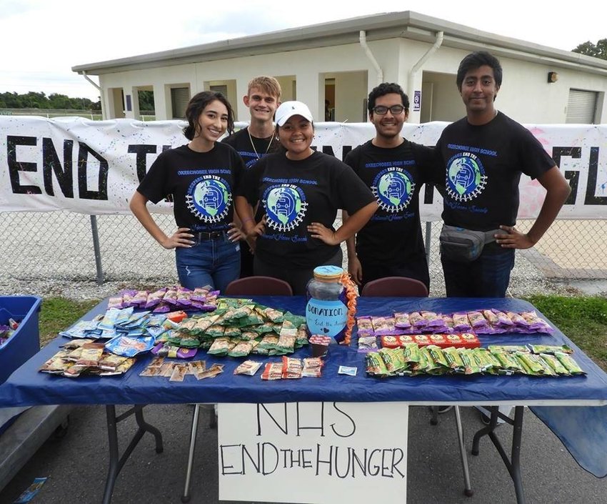 A End the Hunger fundraiser in 2018