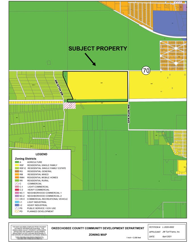 Subject property location