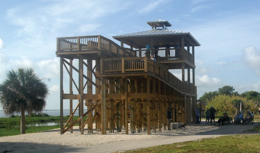 The Sam Griffin Scenic tower was dedicated June 12, 2021.