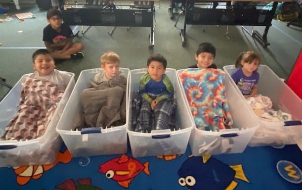 OKEECHOBEE – Mrs. Maes’ class at Central Elementary School started using their “book boats” last week, a great way to make learning fun and cozy!