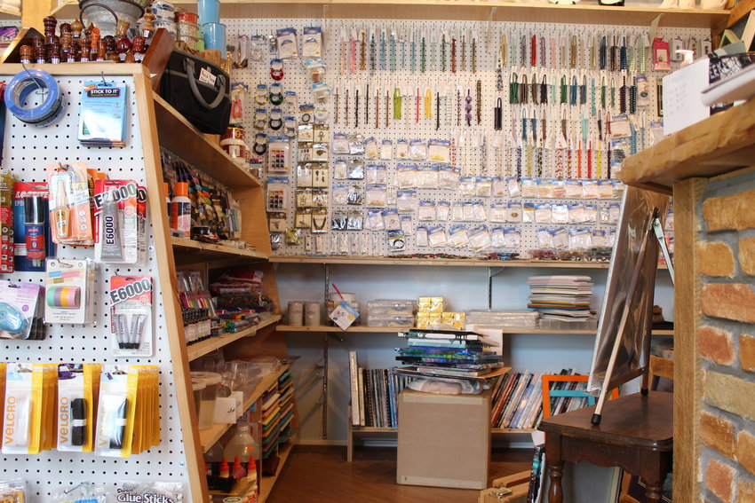 Beads for jewelry design, wire, and connectors of all types, crafting instruction books as well as custom framing for your photos or artwork. Joe and Vicky are looking forward to serving you when you stop by the Loft.