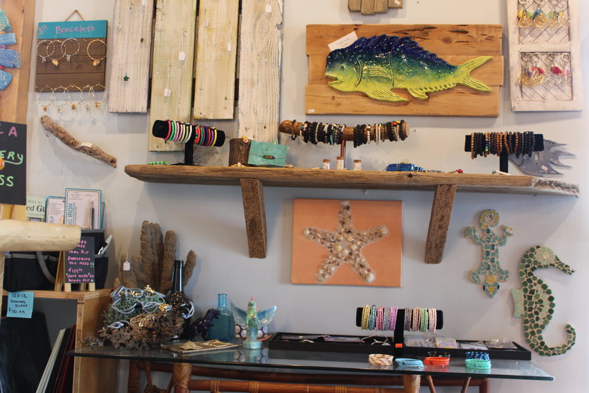 Mosaics, bracelets, necklaces, keychains and too many other craft items to mention are available at THe Village Arts & Crafts Loft at 14980 SW Monroe Ave. in Indiantown.