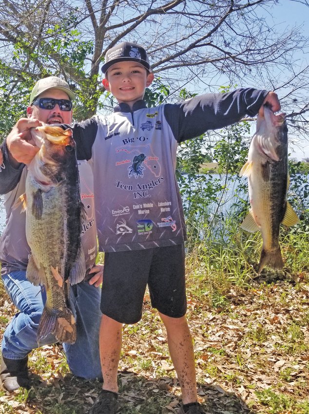 Lane Whidden came in second in the January tournament for the 9-13 age group with a catch of 12 pounds and a Big Fish of 7.05 pounds.