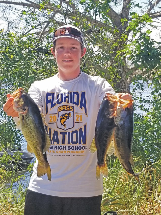 Hunter Daniel came in second place in the February tournament for the 14-19 age group with 6.3 pounds.