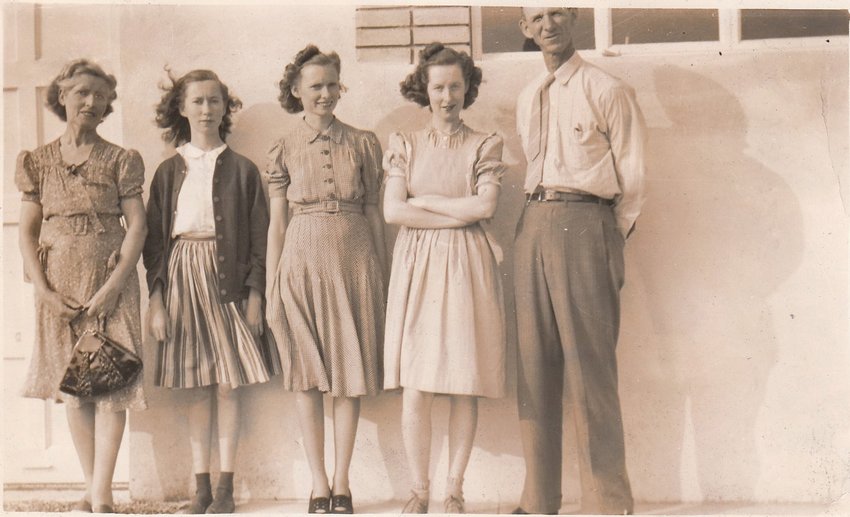 Grover and Sylvia Hill raised three , pretty, strong-willed daughters in LaBelle – Dorothy, Mildred and Esther. [Photo courtesy Patricia Speir]