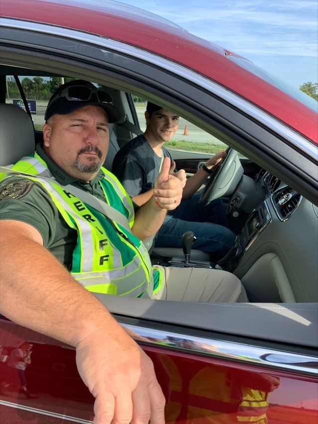 The Okeechobee County Sheriff's Office would like to thank Gilbert Family Company, State Farm Insurance, and South Elementary Principal Lonnie Steiert for sponsoring and supporting the spring 2022 Florida Sheriff's Association Teen Driver Challenge.