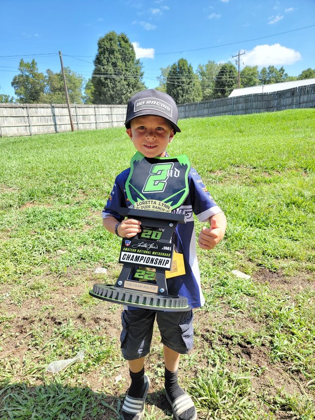 Levi has been racing since he was 3 years old.