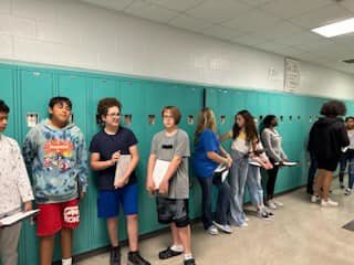 OMS Civics Students learned firsthand in putting on our own "mock election".