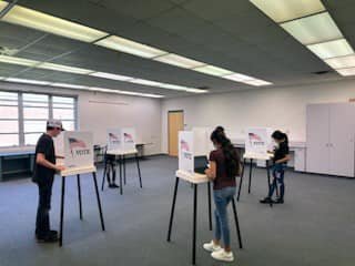 OMS Civics Students learned firsthand in putting on our own "mock election".