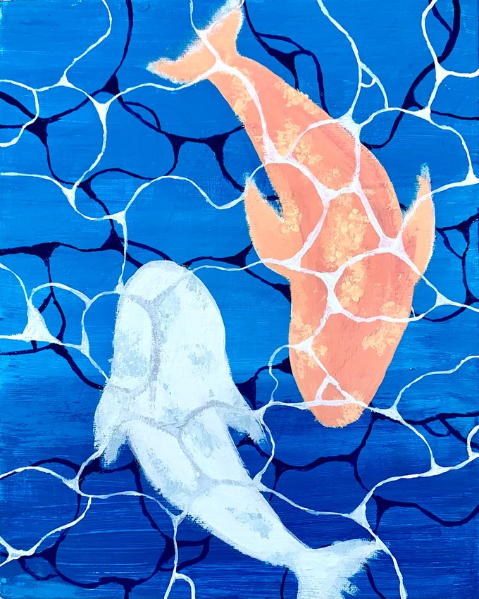 Koi Fish by Briana Nunez was featured last year at the exhibit.
