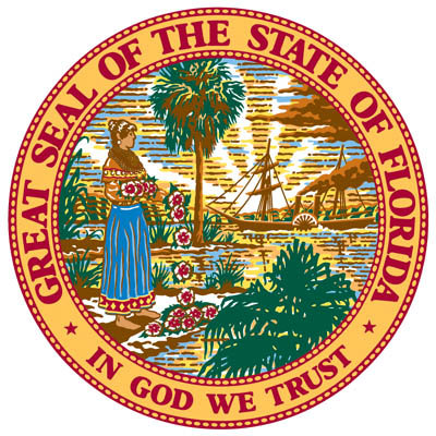 A Seminole woman is depicted on the Florida State Seal.