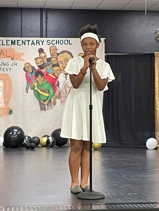 More than 40 students competed in the 38th annual Martin Luther King Jr. oratorical contest. Healthier Glades served as judges for the event which was held at Rosenwald Elementary School.