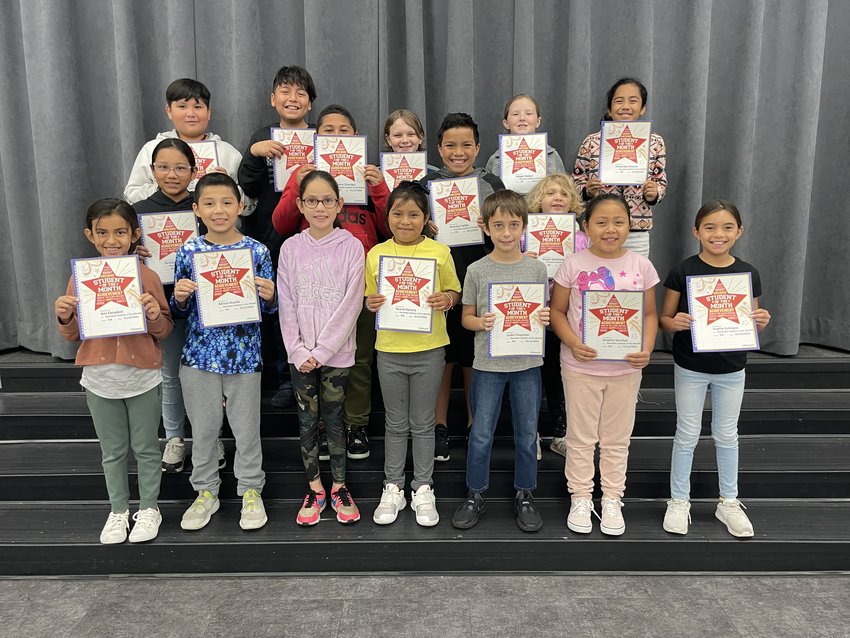Country Oaks Elementary Pre-K through second grade Leaders of the Month.