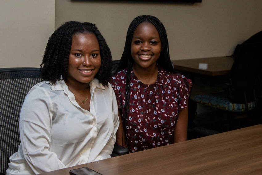 Immokalee Foundation postsecondary students Stephanie Robert from the University of Florida and Josica Previlus from Florida State University