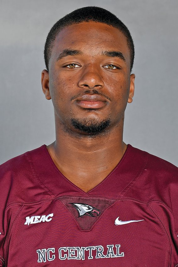 North Carolina Central University junior quarterback Davius Richard.