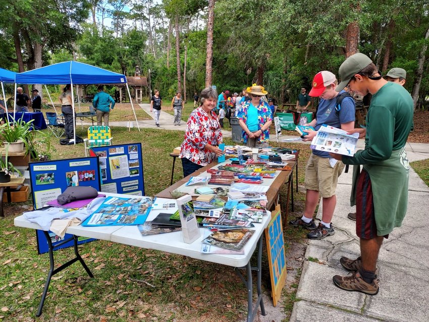 The Highlands County Audubon Society exhibit at the festival in April 2022. [Courtesy photo]