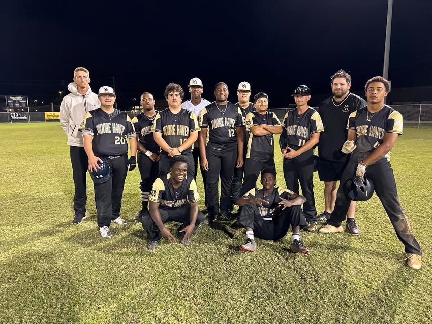 The Terriers pose for a picture following their win over Everglades City. [Photo courtesy Moore Haven Middle-High School/Lake Okeechobee News]