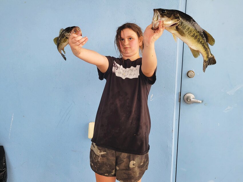 Baylee Stephens caught the Big Fish of the 9-13 age group weighing 2.38 lbs.
