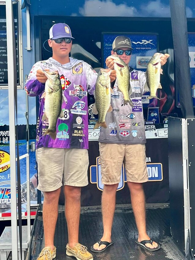 Tanner Seabolt and Ragyn Mohney qualified to compete in the High School Bassmaster National Championship in South Carolina in July.