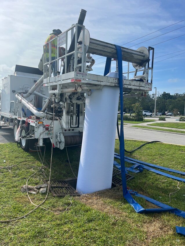 With the help of Federal grant funds, the City of Okeechobee is undertaking a project to line 3100 feet of 36-to-48-inch stormwater drain line under SE and SW 4th Street.