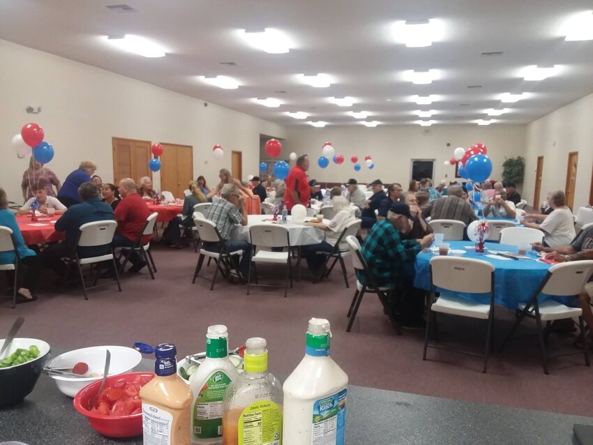 Each year veterans are invited to have dinner at The Gathering
