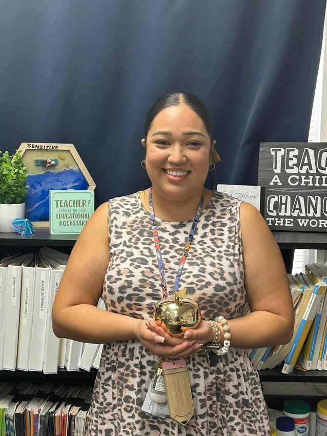 LABELLE -- Congratulations to Lizet Raya for being named the Upthegrove Elementary School 2023-24 Teacher of the Year! [Photo courtesy Upthegrove Elementary School]