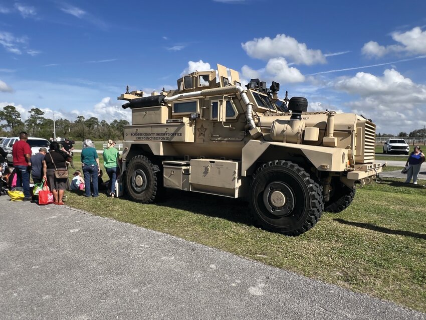 OKEECHOBEE -- The Okeechobee County Sheriff's Office rescue vehicle was on display at the Okeechobee Health & Safety Expo at the Okeechobee County Agri-Civic Center on Jan.. 27.