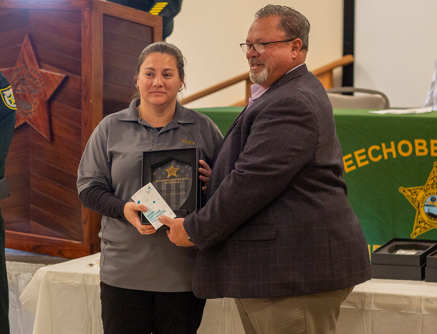 Stephanie Rogers was awarded Detention Support Staff of the Year. [Photo by Richard Marion]