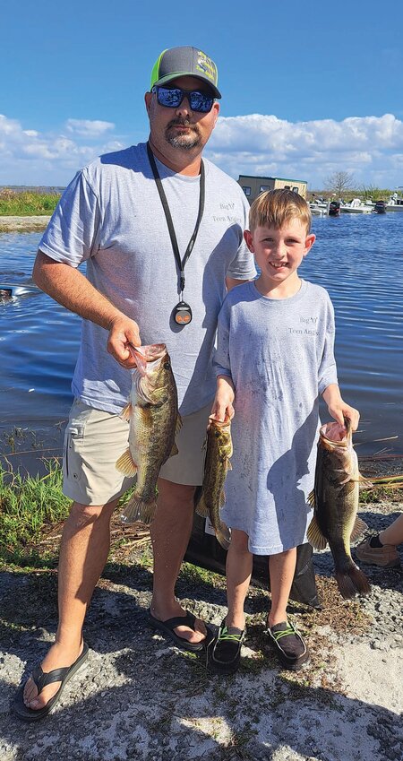 Newcomer Hank Scott took first place for the 9-13 age group in the January tournament with a weight of 7.26 lbs.