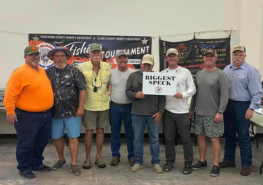 First Place Big Fish Dale Burchett and Larry Crossman, Fred George and Burt Novak, and Brad Gibson and Ron Veale