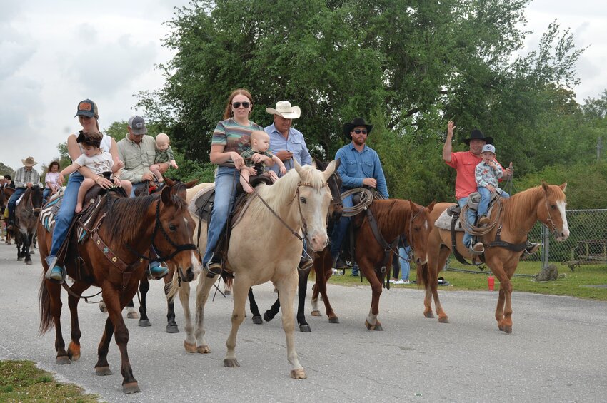 MOORE HAVEN -- Horses were featured at the end of the 2024 Chalo Nitka Festival Parade on March 2. [Photo by Katrina Elsken/Lake Okeechobee News]