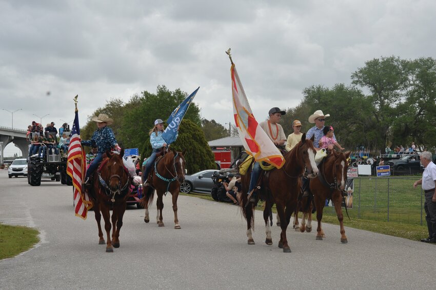 MOORE HAVEN -- The skies were overcast but it did not rain on the parade for the 2024 Chalo Nitka Festival. [Photo by Katrina Elsken/Lake Okeechobee News]