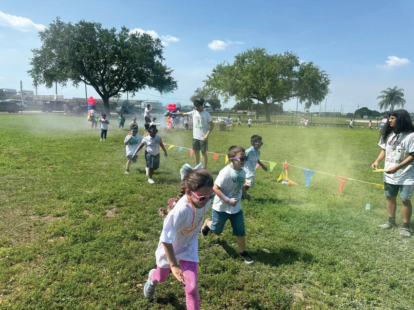 CLEWISTON -- Westside Elementary School students enjoyed a Color Run on March 14. [Photo courtesy Westside Elementary School]