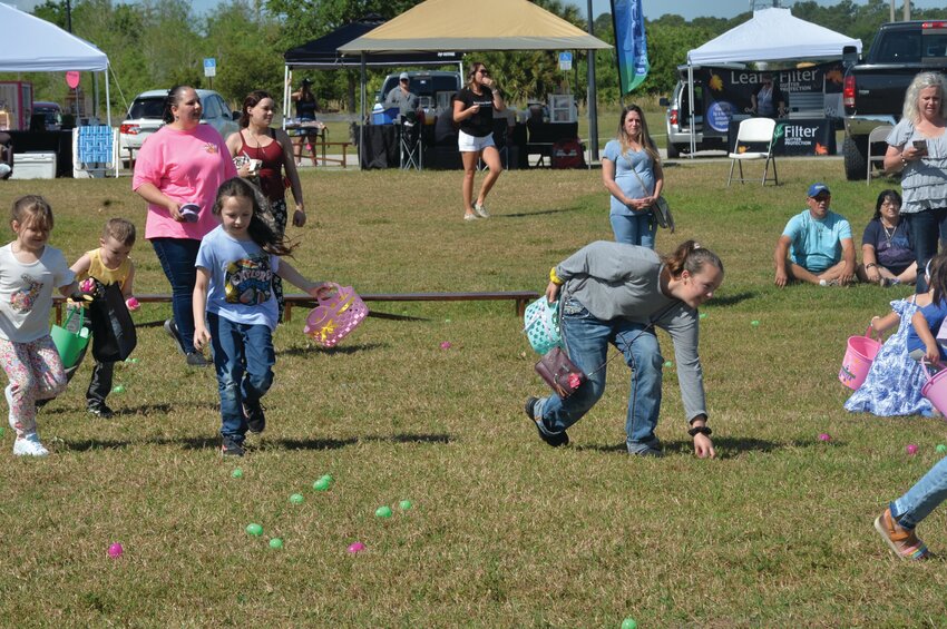 OKEECHOBEE -- The Okeechobee Agri-Civic Center was the stie for a Spring Festival on March 30. The event included an Easter Egg Hunt for the kids. [Photo by Katrina Elsken/Lake Okeechobee News]