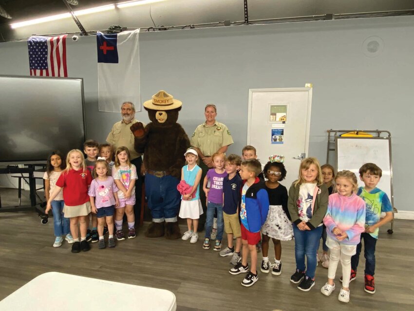 Guess who came to visit today (Thursday, April 11? Smokey the Bear! Students in K5-3rd grade heard the story about Smokey being caught in a fire when he was just a cub and learned Smokey’s important reminder and challenge, “Only you can prevent wildfires.”.Thank you for visiting us today.