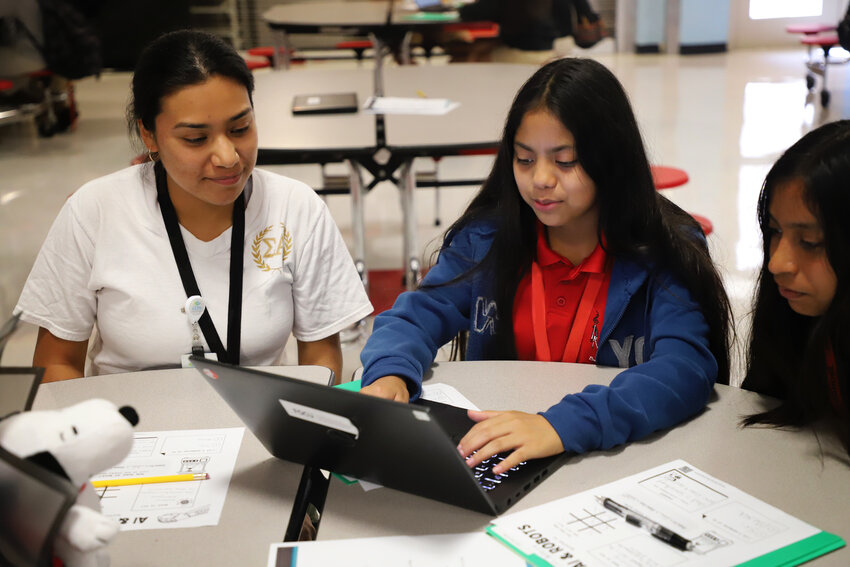 Immokalee Foundation Middle School Program students participate in afterschool career exploration activities.