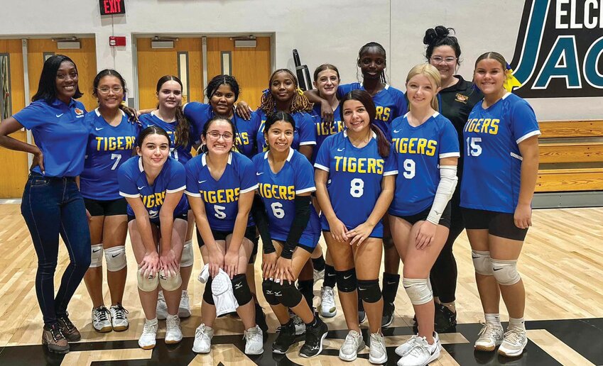 The Clewiston jv volleyball team. [Photo courtesy CHS Volleyball]