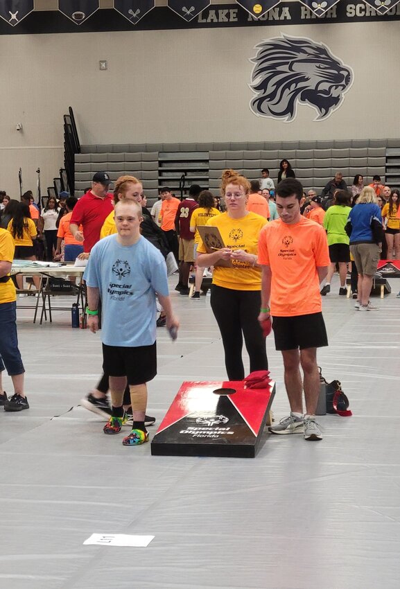The Okeechobee County Special Olympics Team participated in its first area cornhole competition on Saturday with a team of 5. We ended the day with 3 first-place wins and 2 second-place wins. Everyone will move on to Regional next month. Great job to all the athletes!