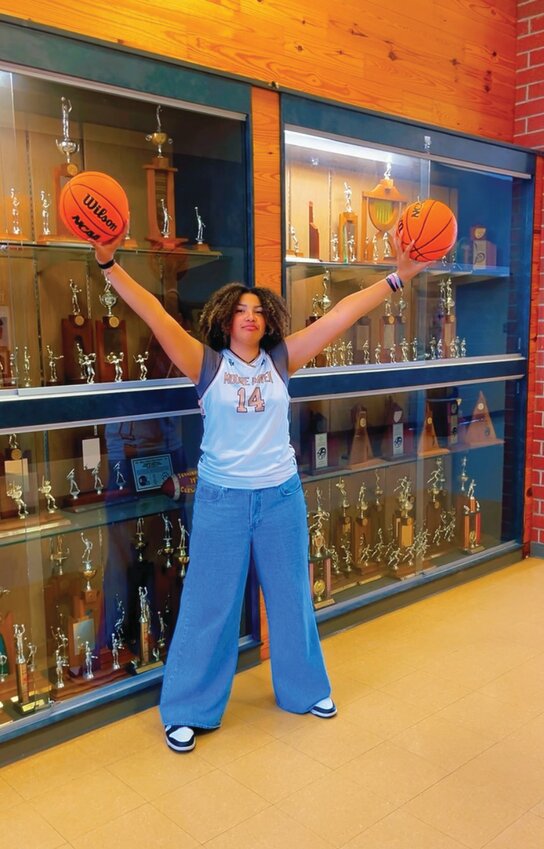 Zaylie Green is the first Lady Terrier ever to commit to a collegiate basketball program. [Photo courtesy Jeff Gonzalez]
