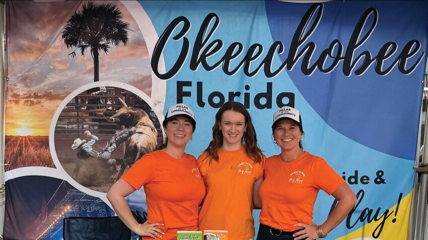 From left to right: OCEDC President Kaylee King, OCEDC Marketing and Communications Intern Caroline Crews, and OCEDC Director of Existing Industries Alex Tijerina. [Photo courtesy OCEDC]