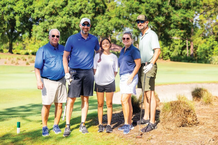 Pictured left to right are Timothy E. Moore, Bradd Lexer, Brittny Perez, Krissy and Bert Culbreth [Photo courtesy IRSC]