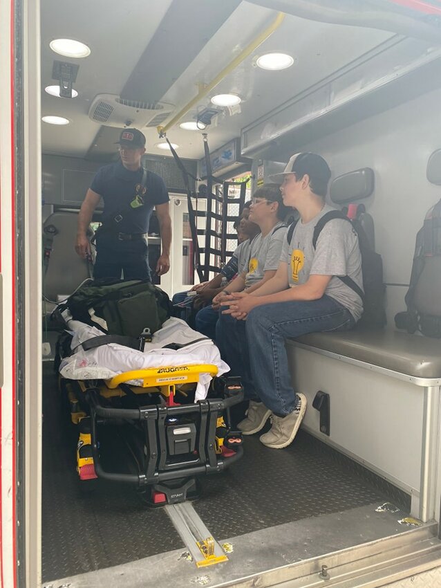B shift and Fire Prevention Bureau gave the student’s of the Okeechobee Junior Youth Leaders Camp a tour of EOC, station 1, & our training tower yesterday alongside Okeechobee County Sheriff's Office  for their summer camp safety day! Thanks for visiting!!