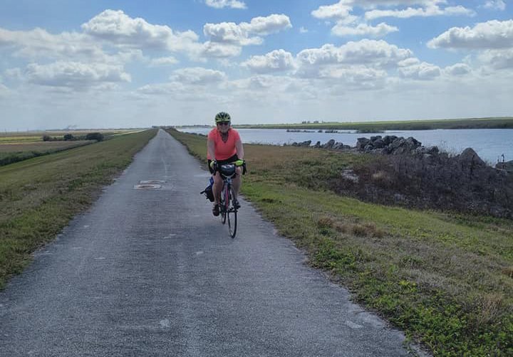 Lake Okeechobee Scenic Trail is popular with cyclists. [Photo courtesy Dianne Reiter]