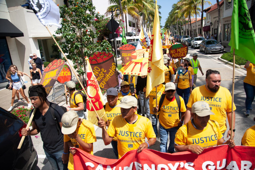The Coalition of Immokalee Farmworkers will march from Pahokee to Palm Beach to draw attention to farmworker exploitation. [Courtesy photo]