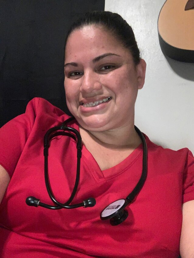 Nancy Vega's ultimate goal is to become an RN and open her own agency.