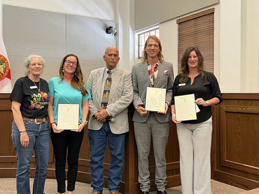 OKEECHOBEE &ndash; At their May 11 meeting, the Okeechobee County Commissioners proclaimed May as Mental Health Awareness Month at the request of Our Village, 211 Helpline and Suncoast Mental Health.